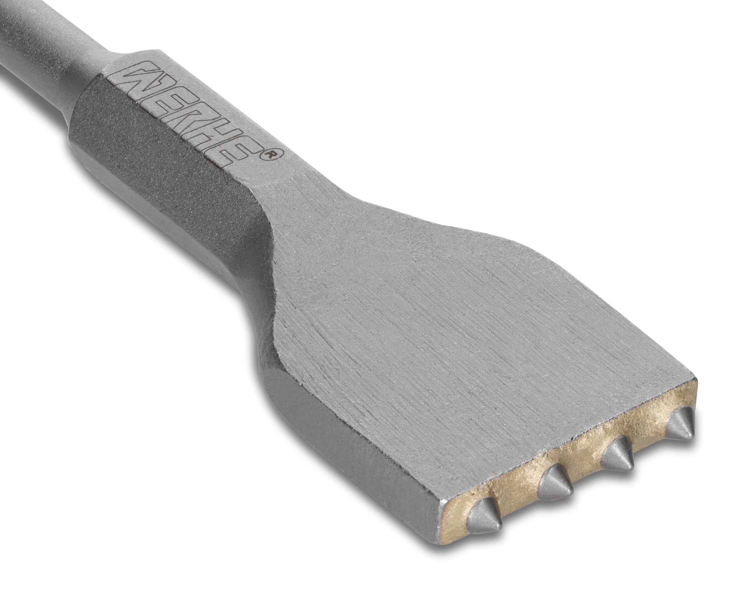 Scalpello martellatore WERHE SDS PLUS 4 denti, 150 mm – Per la lavorazione di calcestruzzo e pietra
