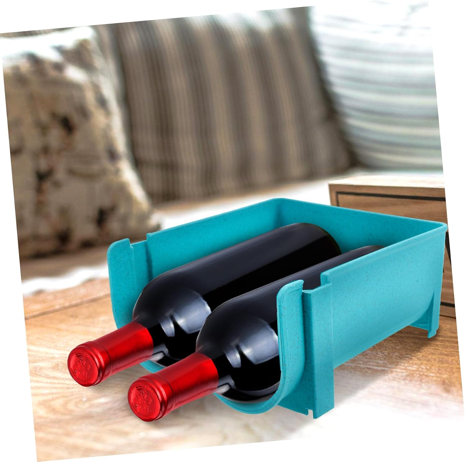 Stackable Soda Can Bottle Organizer Rack for Fridge, Portable Beer Shelf