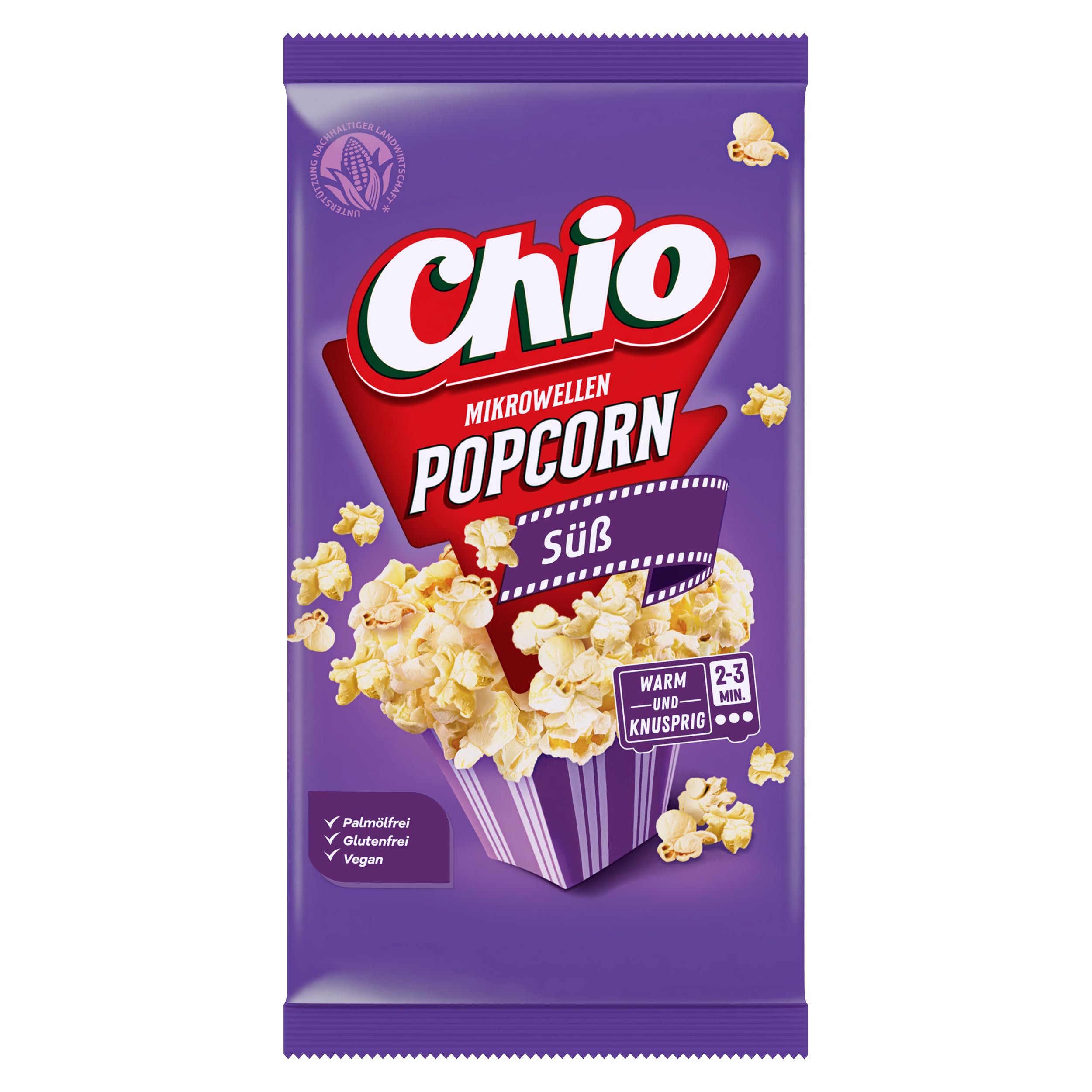 Chio Mikrow. Popcorn Süß, 24er Pack (24 x 100g)