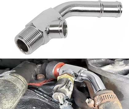 Hot Water Radiator Coolant Temp Sensor Elbow Connector Tube For Ford E-150 | Replaces E5TZ-18599-C, Fits Ford Bronco, E-150/E-250/E-350, F-150/ F-250/ F-350