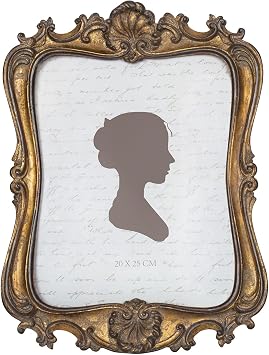 AELS 8x10 Inch Vintage Picture Frame, Elegant Antique Photo Frames with Glass Front, Photo Display, Tabletop Wall Hanging, Gift Ideas, Distressed Dark Bronze