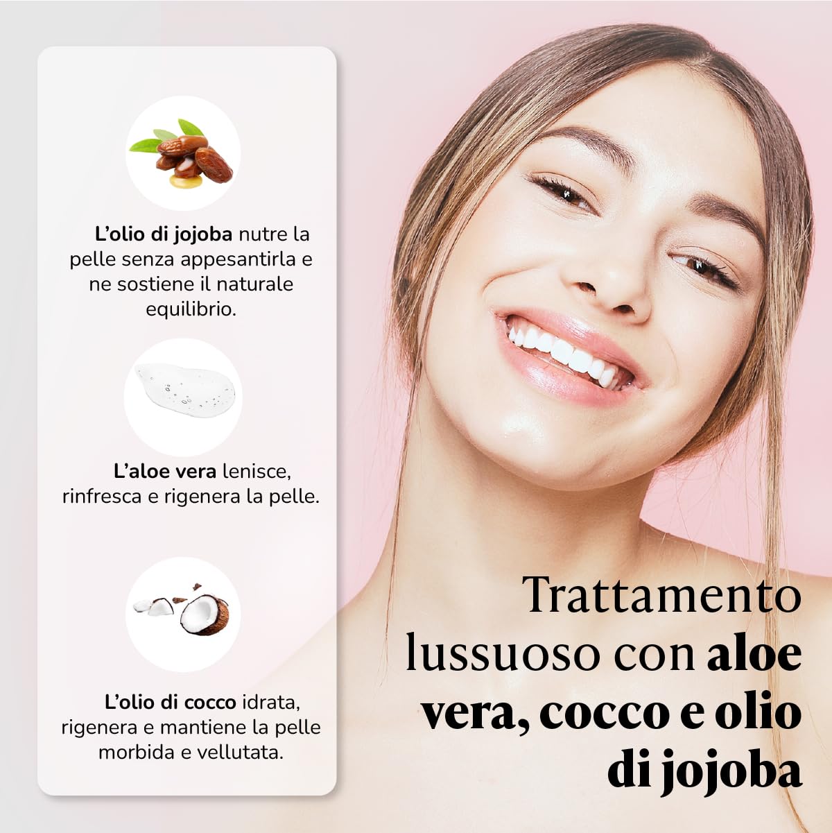 Active Luxe After Sun Body Yogurt – Crema Doposole Corpo, 120 ml | Aloe Vera & Olio di Cocco, Moisturizer Idratante Aftersun per Viso & Corpo, Cura della Pelle Naturale