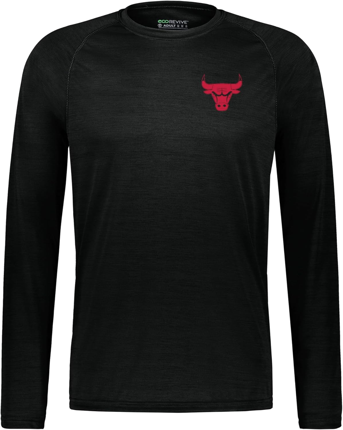 Holloway Men's NBA Chicago Bulls All-pro Long Sleeve Tee-Moisture-Wicking Athletic Shirt, Team & Basketball Fan Gear