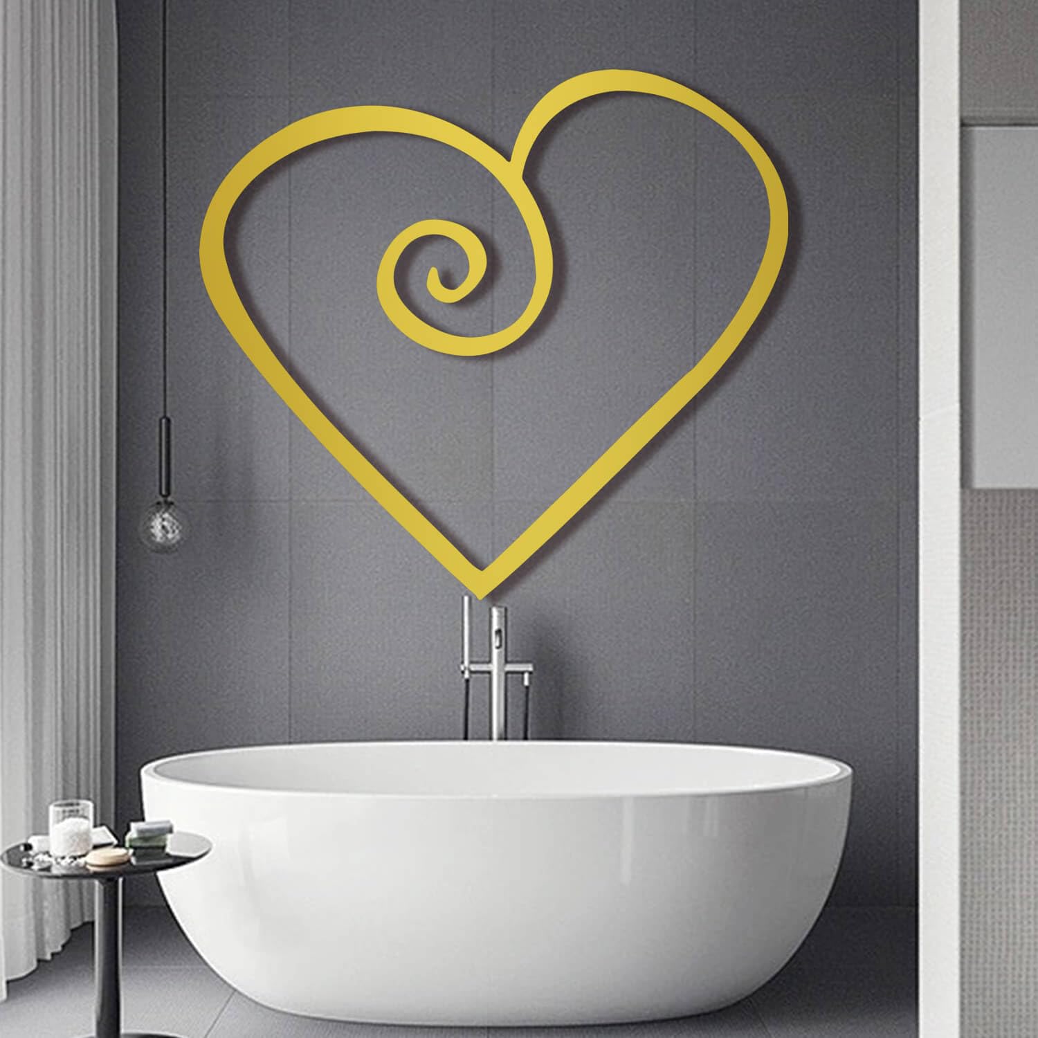 Art mural en métal minimaliste pour salon et chambre