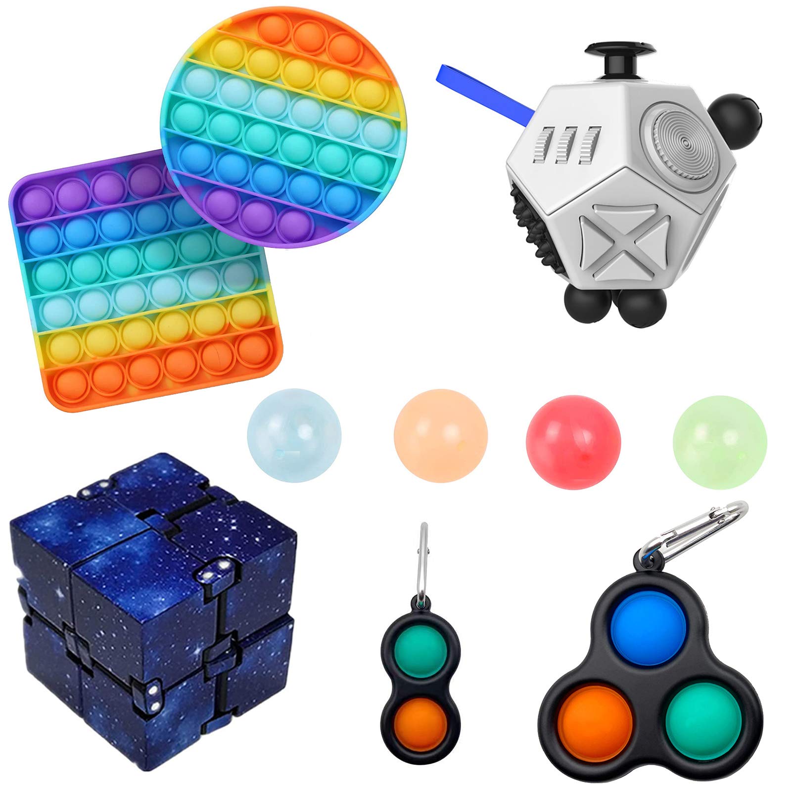 Buy AM ANNA Fidget Toys Set,10pcs Sensory Fidget,Figets,Fidget Toy Pack