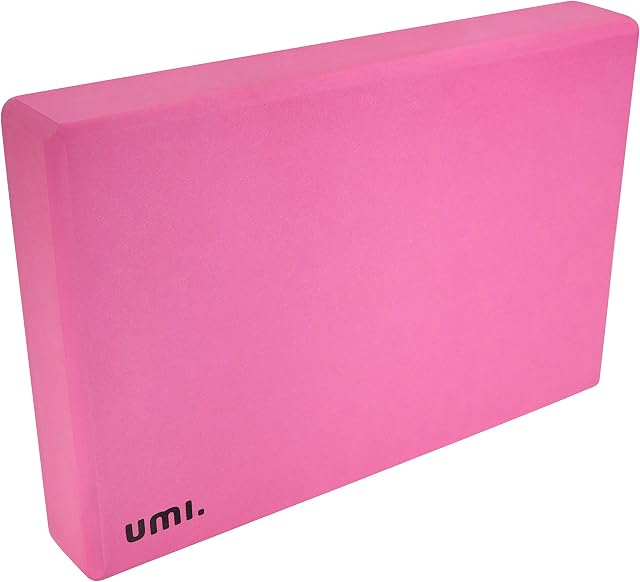 Amazon Brand - Umi Full Yoga Blocks Yoga Bricks High Density EVA Yoga Foam Support Block Positioning Brick