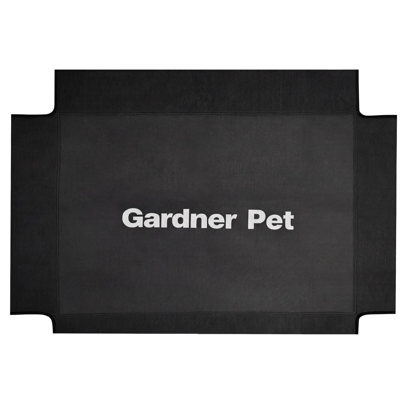 Gardner Pet Elevated Pet Bed Replacement Blanket (Black, 107x75cm)