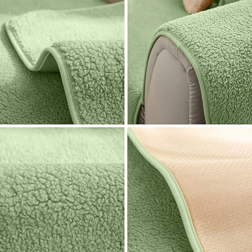 Miniatura 7 de vctops Paquete de 2 fundas de almohada de forro polar Sherpa de doble cara para sofá o cama, fundas de cojín suaves y cálidas de felpa peluda de