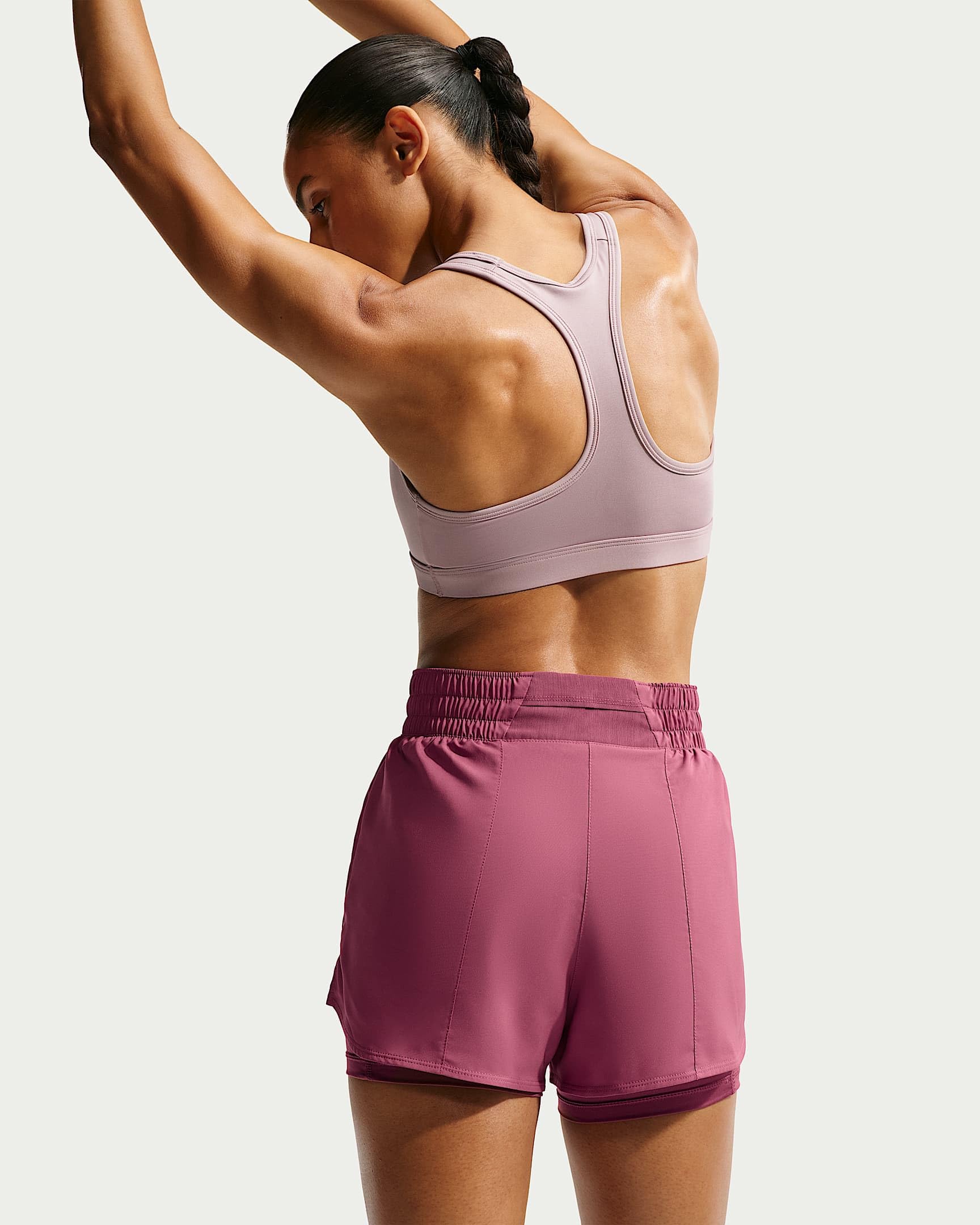 Nike Damen Shorts One Dri-fit High-Rise 3in 2n1