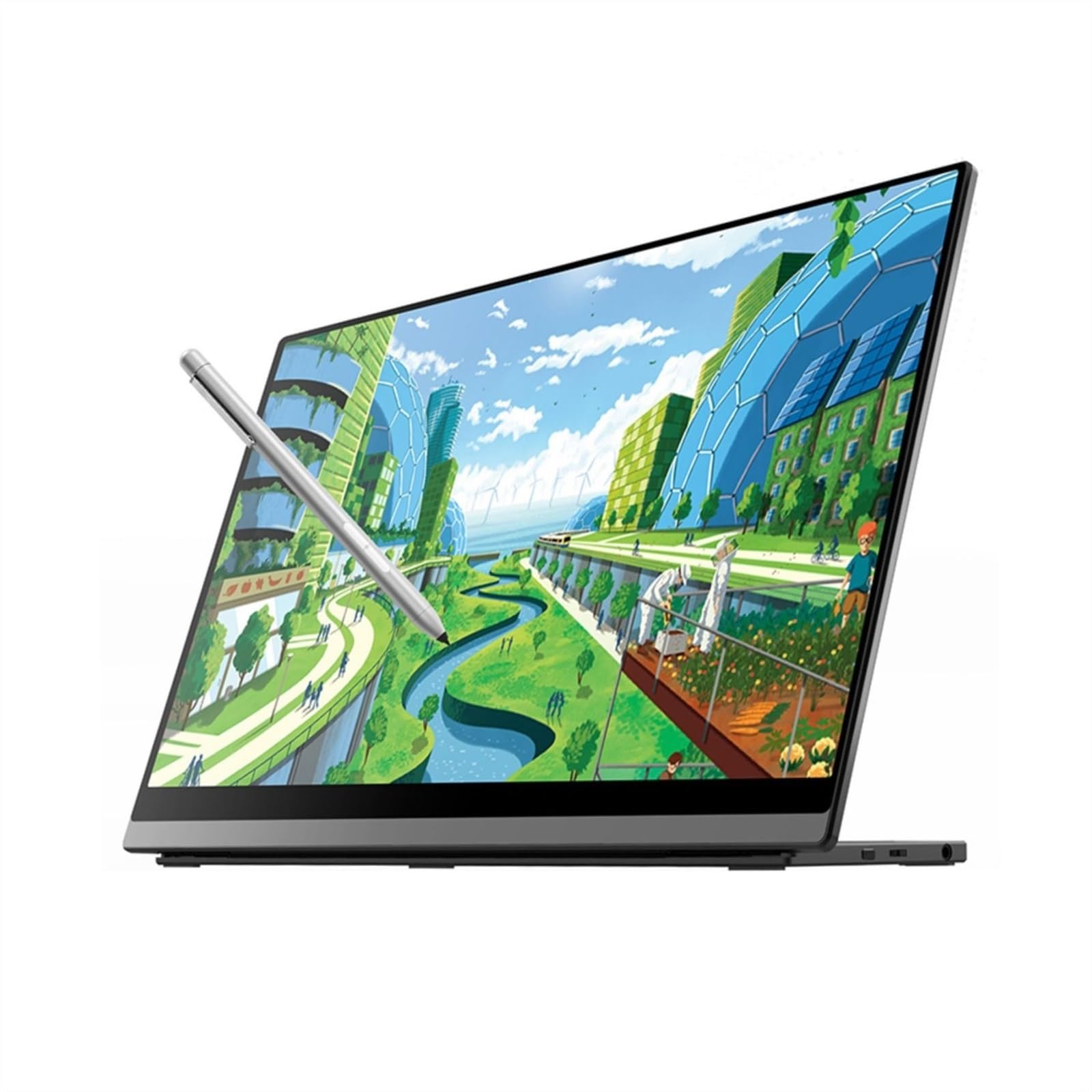 Portable Monitors 4K IPS HD Touch Screen, 15.6 Inch Mobile Phone, External Expansion Screen for Laptop, Office Portable Monitor-image-10