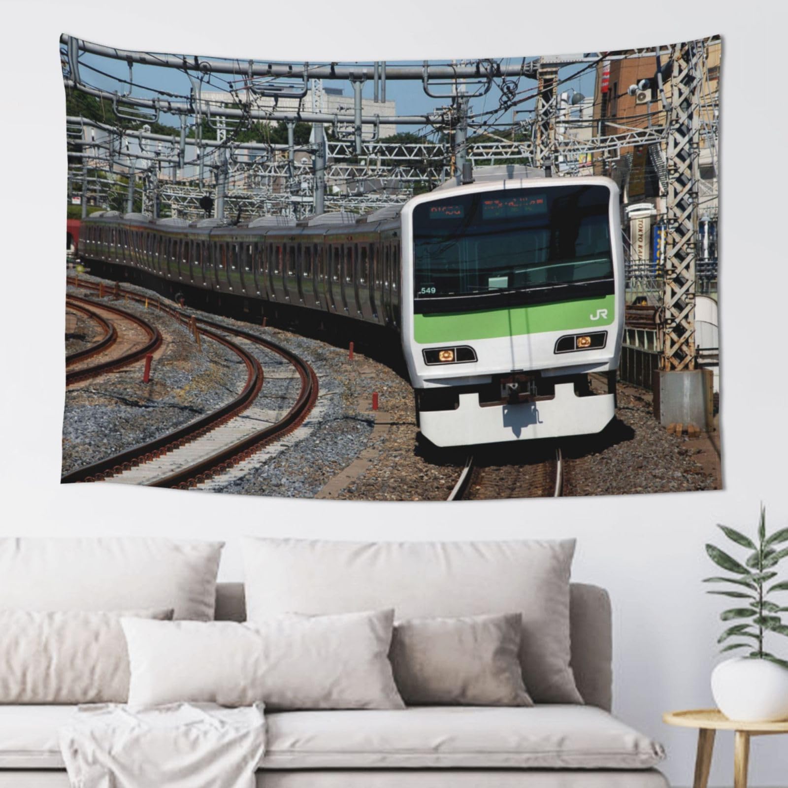 Amazon.co.jp: 日本電車 電車柄 鉄道車両 タペストリー おしゃれ  