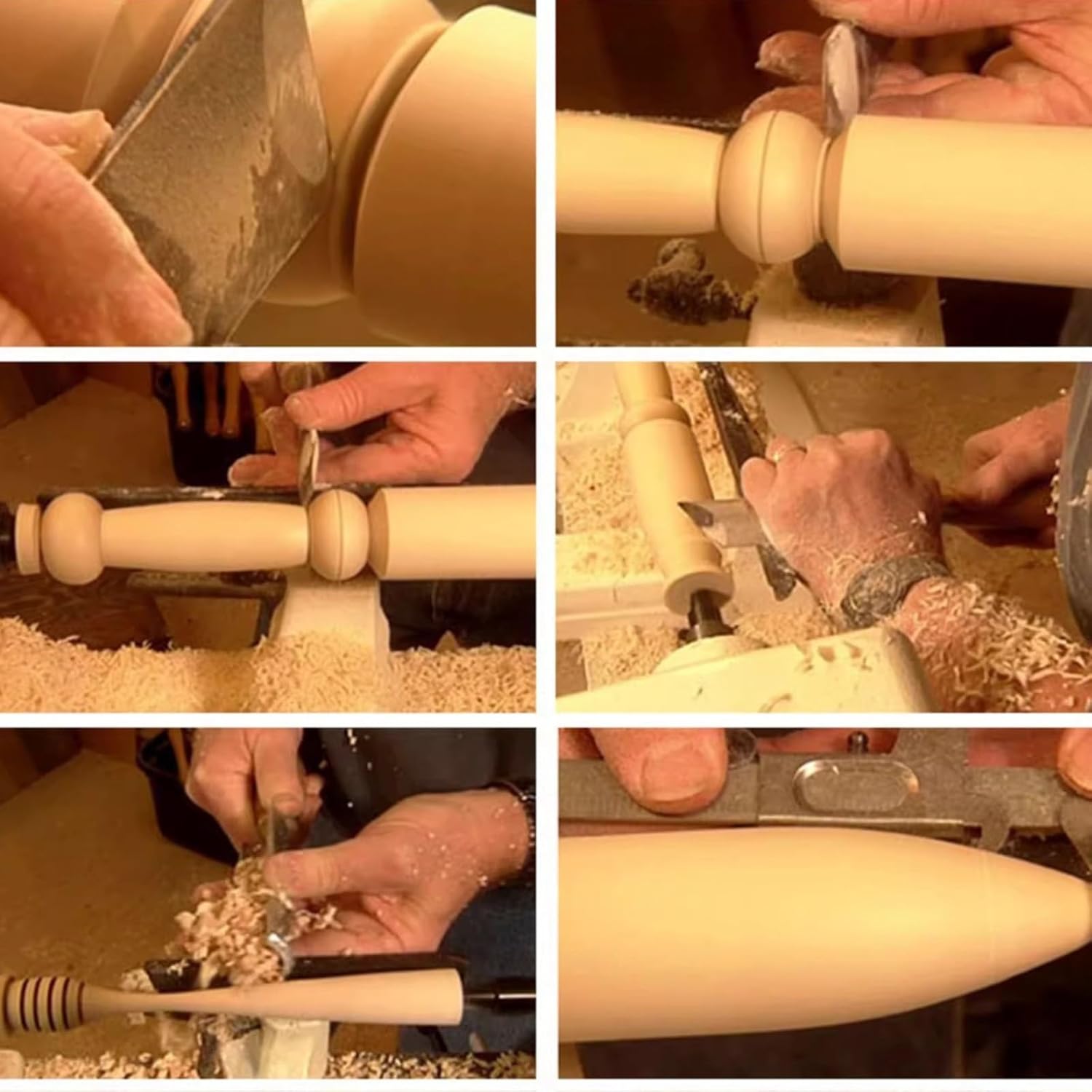 900W Multifunctional Extended Wood Lathe Kits, With Center Support & 3.75in Chuck Set & Punch Drill Collet & 5 Combined Turning Tools & Buddhist Beads Machine Assembly