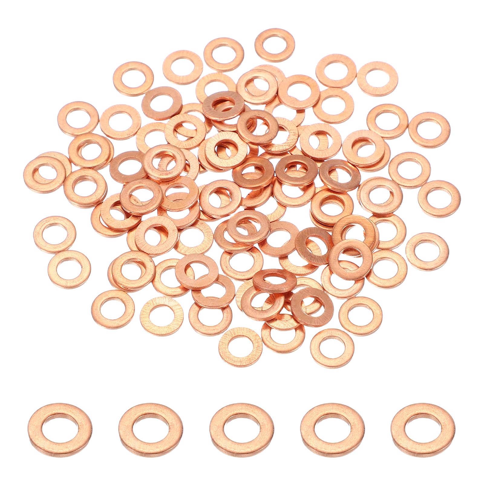 PATIKIL M4 Copper Washer Sealing Ring