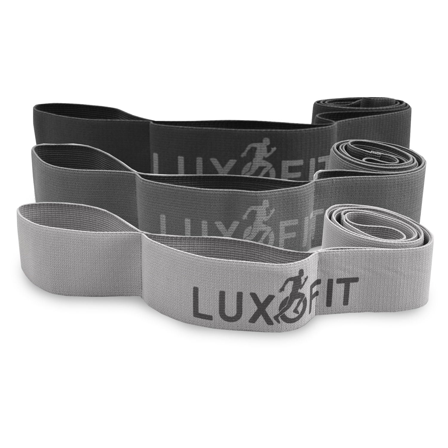 Fitnessbänder Widerstandsbänder Strong Medium Light Supersportband 1155mm, Sportband hautfreundlich, waschbar, Made in Germany, für Anfänger und Fortgeschrittene