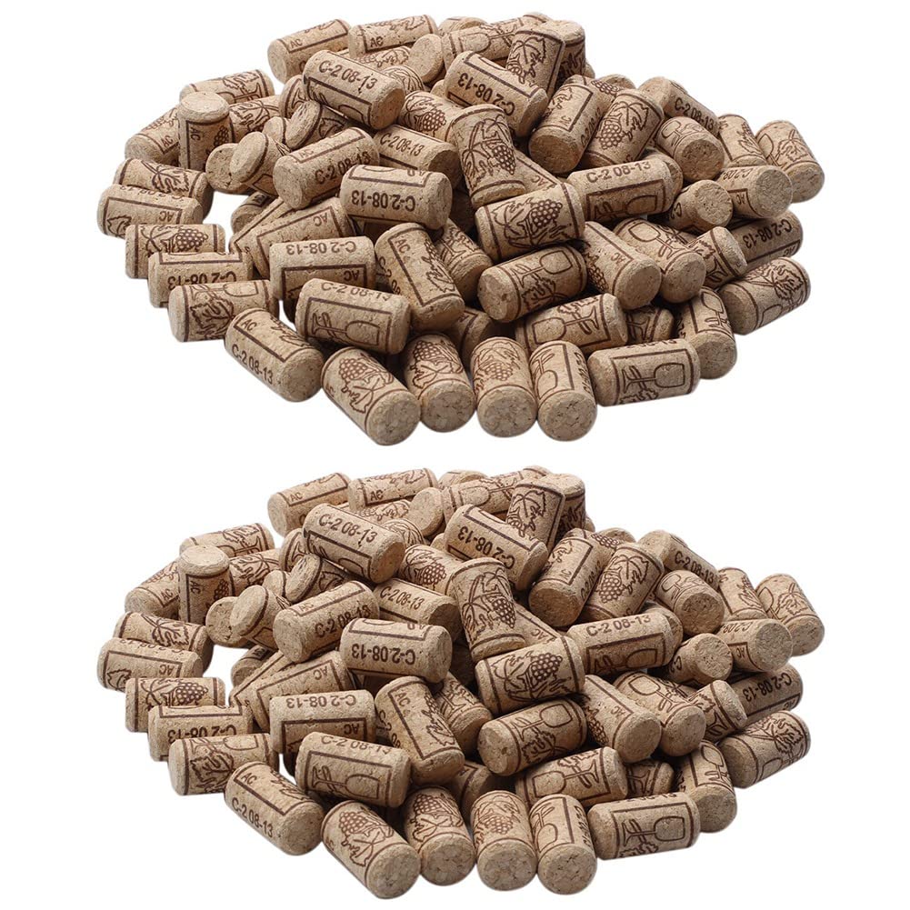 Hndhbfgrt 200Pcs Wine Cork Reusable Functional Portable Sealing Wine Cork Wine Bottle Cover for Bottles Wine