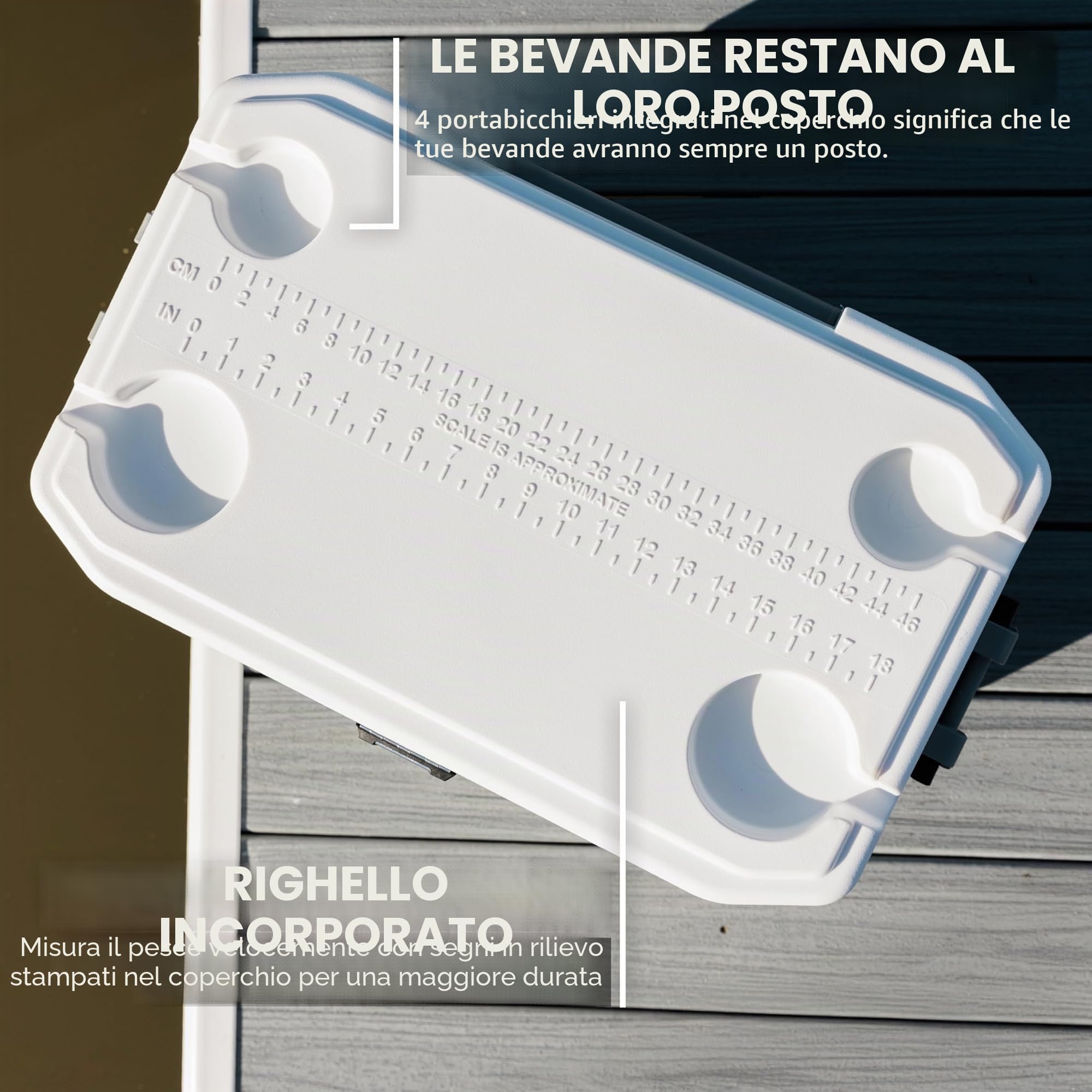 IGLOO Marine Ultra, Frigorifero all’Aperto, Bianco, 51 Litro