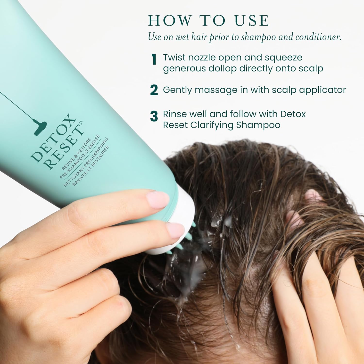 Drybar Detox Reset Pre-Shampoo Cleanser for Scalp Balancing, Exfoliates and Eliminates Excess Oil for Longer-Lasting Blowouts