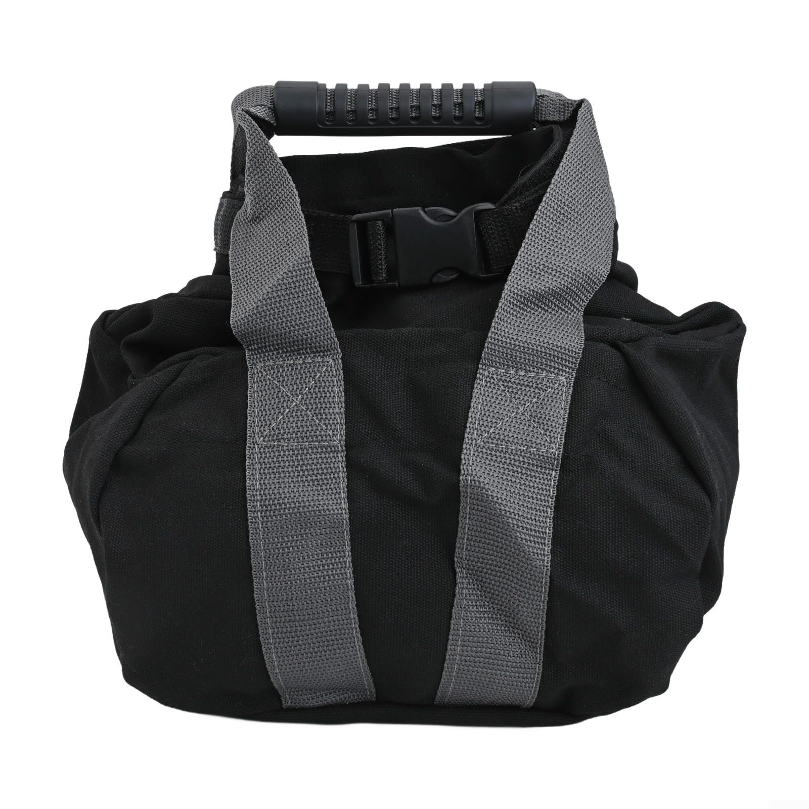 Bolsa de arena ajustable de lona con asa para fitness, entrenamiento en casa y yoga, capacidad de peso de 0 a 35 libras, bolsa vacía para relleno personalizado