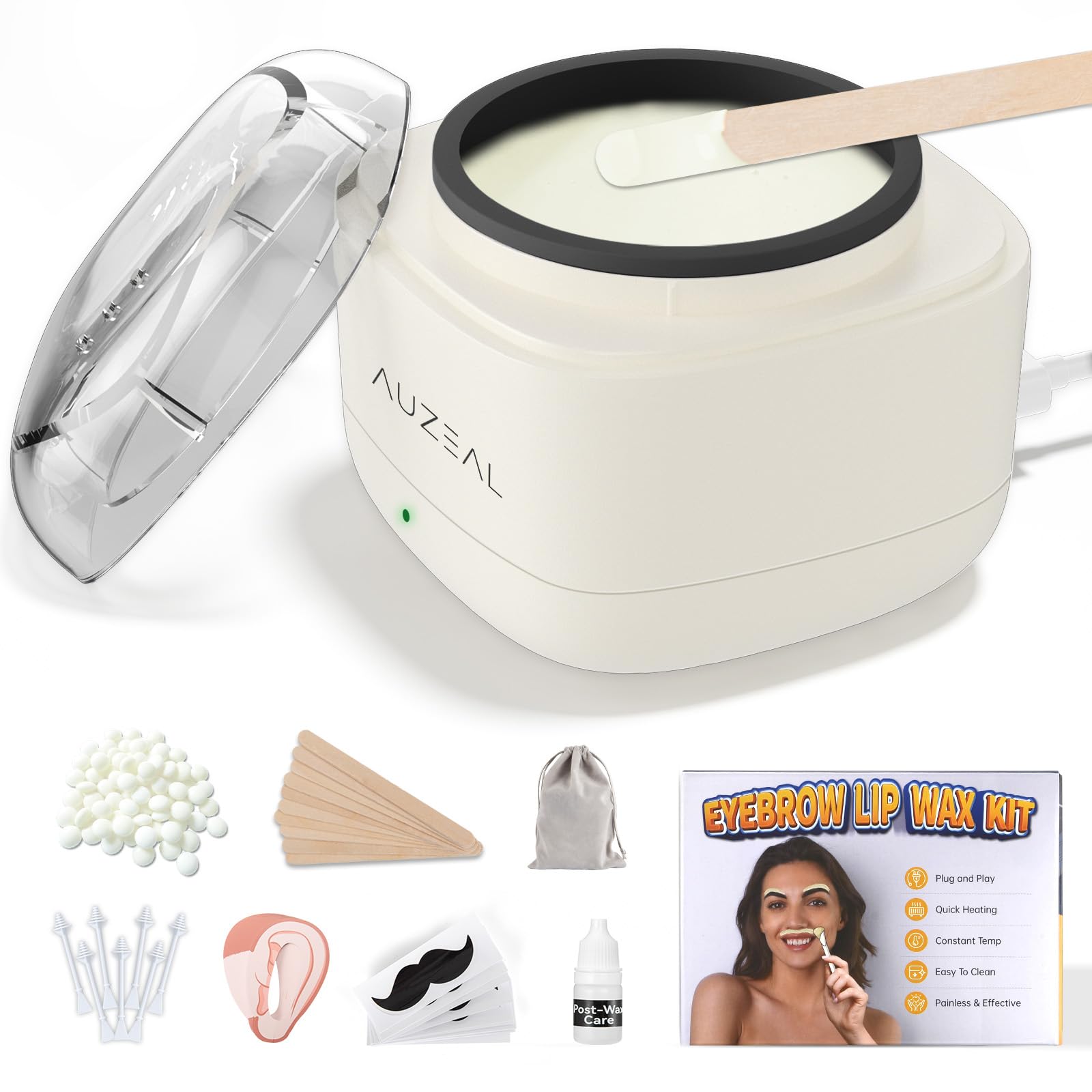 AUZEAL Mini Face Waxing Kit