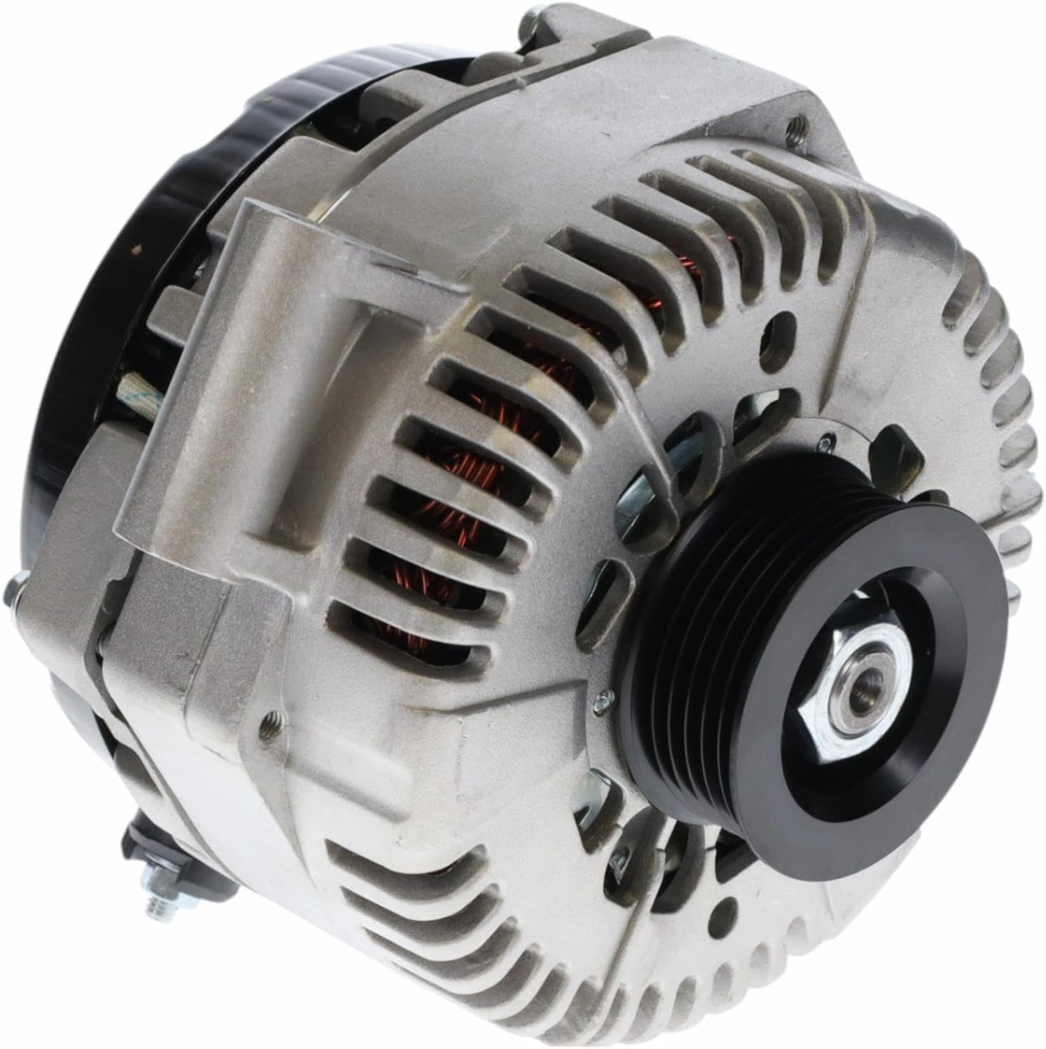 OEG Parts New HO 200 AMP Alternator Compatible With Ford Explorer & Sport Trac V6 4.0L 1996-2004, Mercury Mountaineer 4.0L 1997-2004 4G7U-10300-AA, 4G7Z-10346-AA, F77U-10300-AB, F77Z-10346-AB
