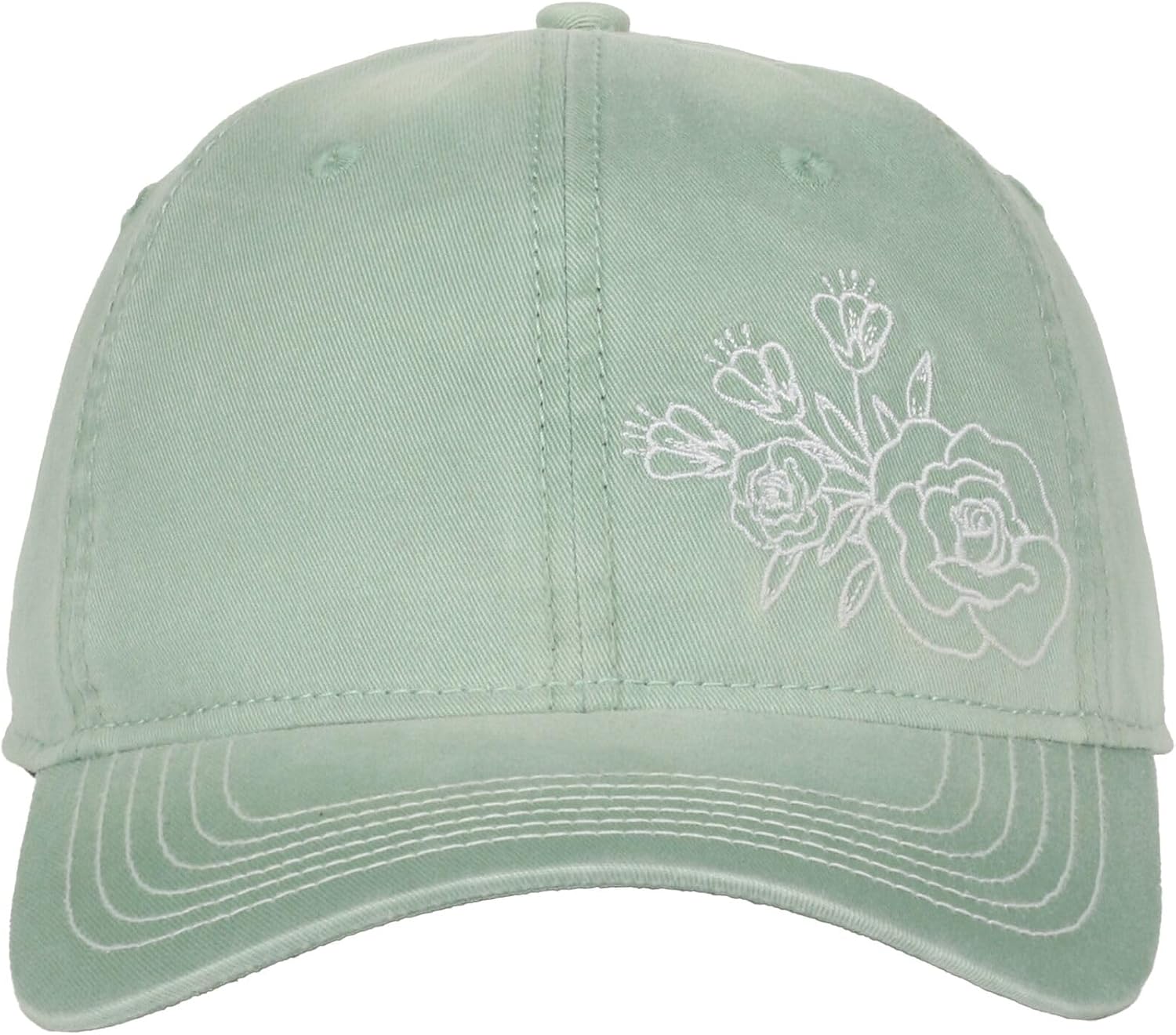 Outdoor Cap Floral Mom Hat - Unstructured Soft Cotton Cap