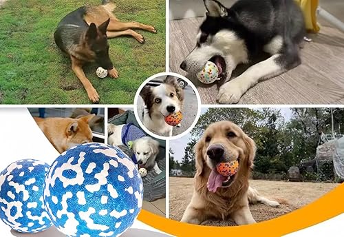 Miniatura 6 de Hungry Dog Co. -Pelotas para perros súper duraderas de alta calidad - Juguetes seguros para perros para divertirse y jugar. Muy flexibles y