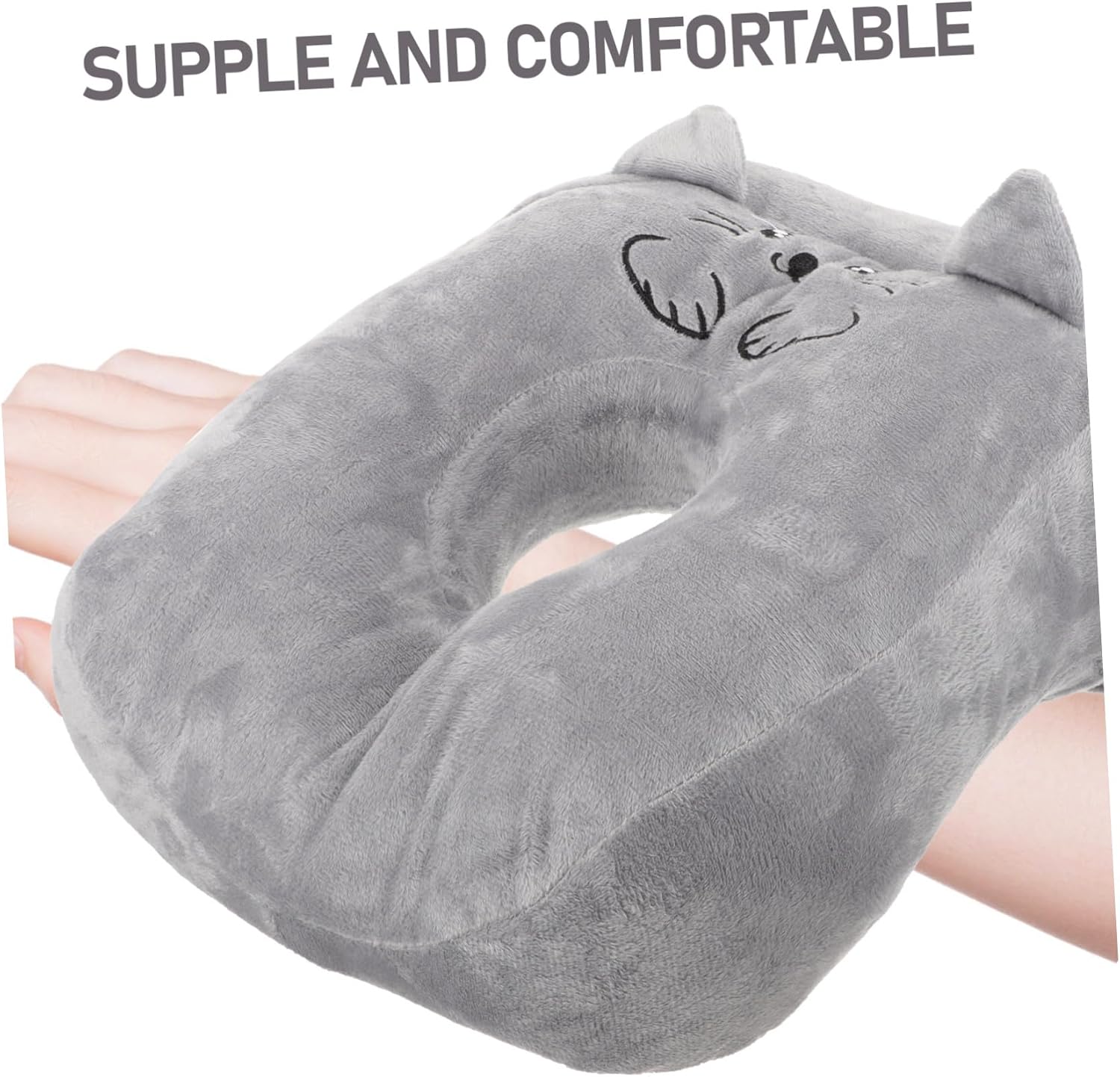 Alipis Ergonomic Desk Nap Pillow for Office with Face Down Design Skin Friendly Fully Filled Support Portable and Comfortable Sleeping Cushion for Home Travel School Use