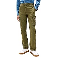 Tommy Hilfiger Uomo Pantaloni Cargo Denton Twill con Tasche, Verde (Dark Greenery)
