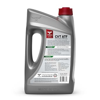 TRIAX CVT ATF Fully Synthetic Automatic Transmission Oil for CVT Transmission: Sure-Shift Nonslip Technology Exceeds OEM Specifications Universal Compatibility (5 quarts/4.73 ltrs)