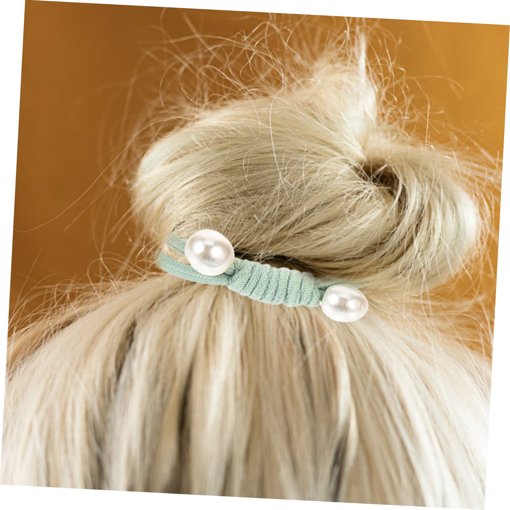 GALPADA 100stücke Perlen-haarreifen Elastische Haargummis Für Zöpfe Und Hochsteckfrisuren Boho-stil Haaraccessoires Für Partys Und Alltag Für Damen Und Mädchen