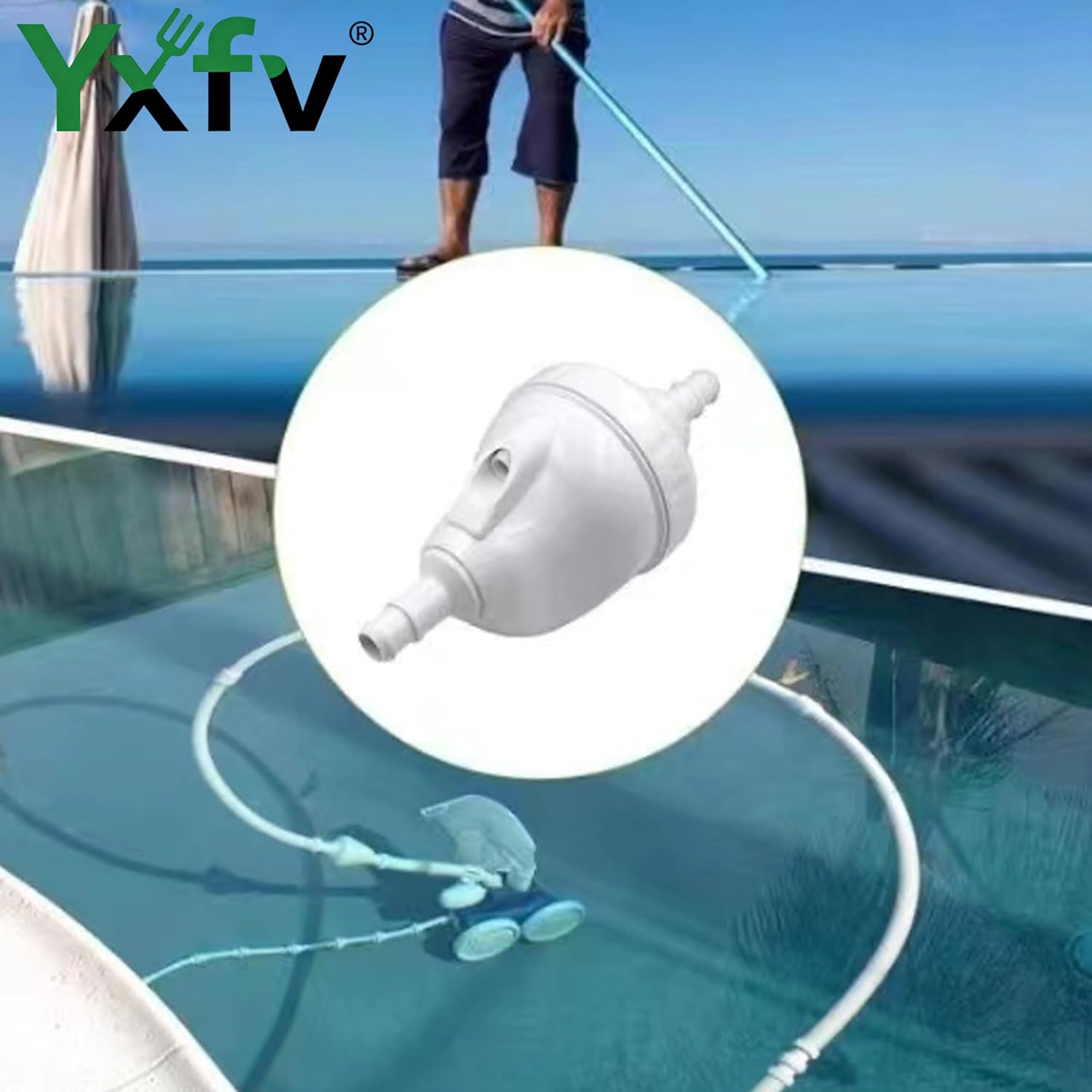 Pool Cleaner Hose replacement for Polaris 280, 380, 180, 3900, Pressure-Side Cleaners & Kreepy Krauly LL105 LL505G, 32.8ft Complete Hose