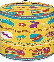 Vista 156 de Cubierta abstracta para freidora de aire con estampado de corazón, cubierta de olla a presión de 3 cuartos de galón, cubierta antipolvo para olla a