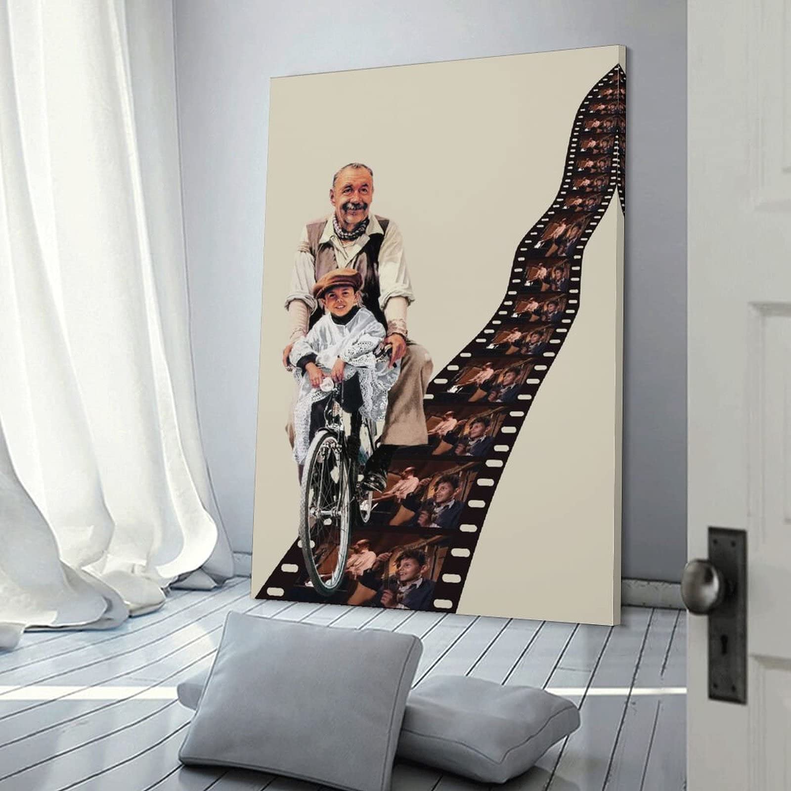 Póster de cine Paradiso de cine italiano para habitación, póster estético, pintura decorativa, lienzo para pared, póster de sala de estar, dormitorio, 40 x 60 cm