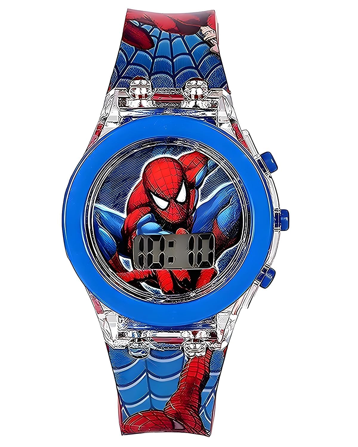 EaglesFord Kids Edition Spiderman Glowing Light Digital Watch with Music on Theme of Spiderman (Spiderman red Colored Strap) [3-7 Years] (B0CHJXT3XB) Amazon Price History, Amazon Price Tracker
