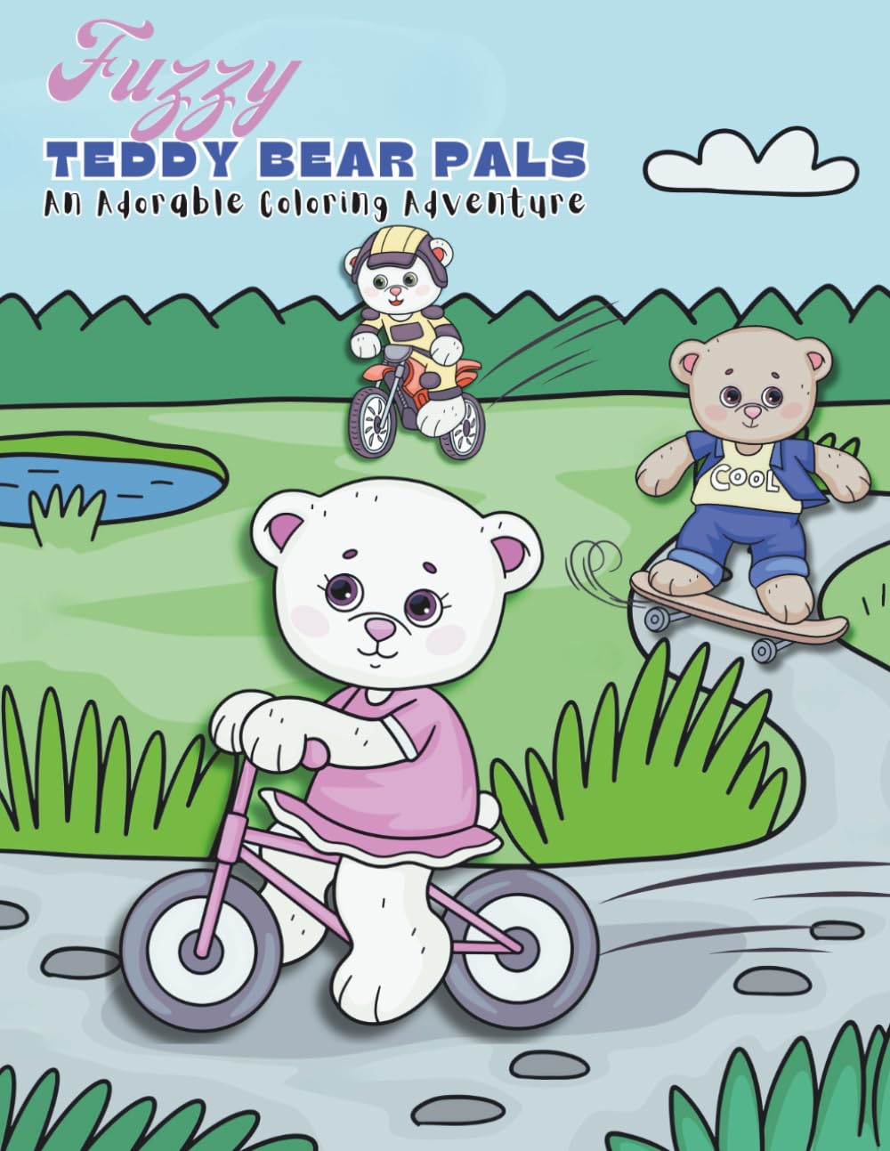 Fuzzy Teddy Bear Pals: An Adorable Coloring Adventure