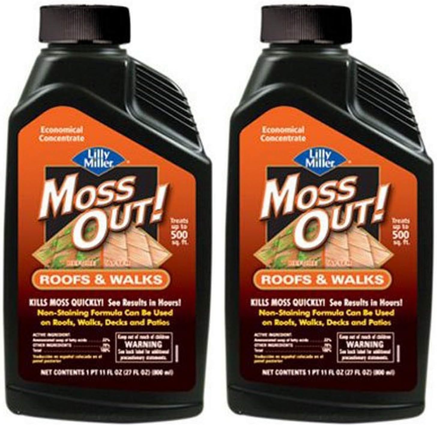 Lilly Miller Moss Out | For Roofs and Walks | Concentrate | 27oz | Pack of 2