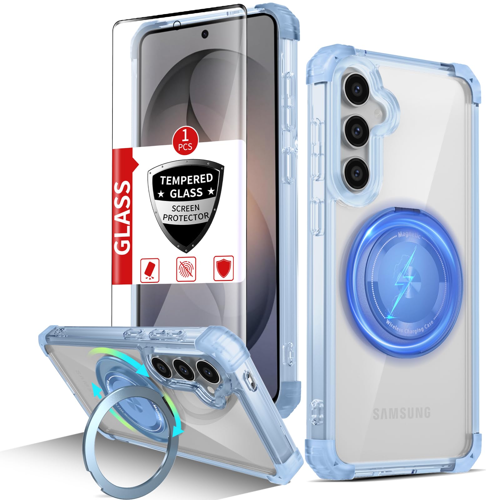 Coque antichoc Samsung S26 Plus MagSafe avec béquille intégrée - 8