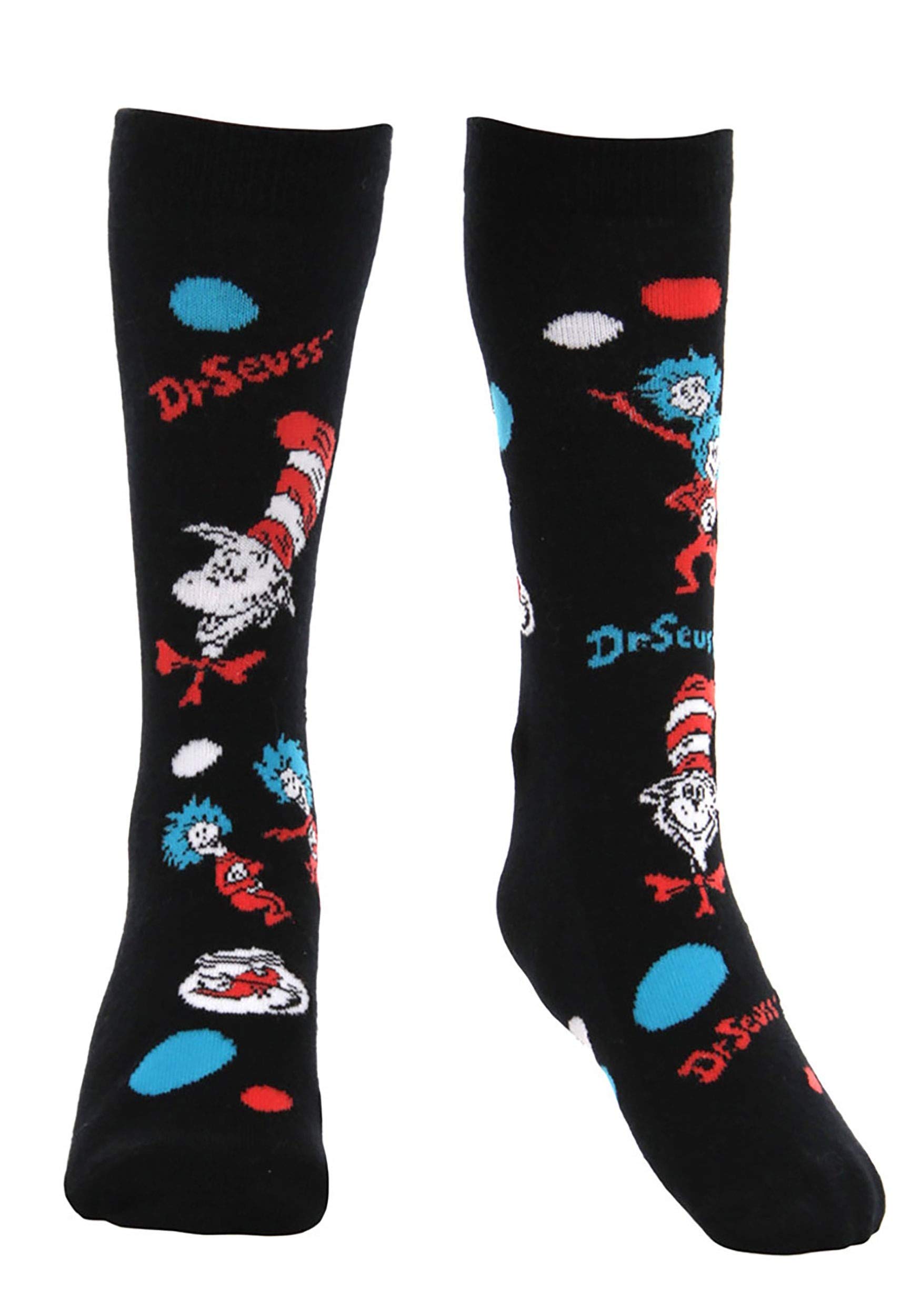 elope The Cat In The Hat Pattern Kids' Socks - Knit in Graphics with Soft Acrylic Blend