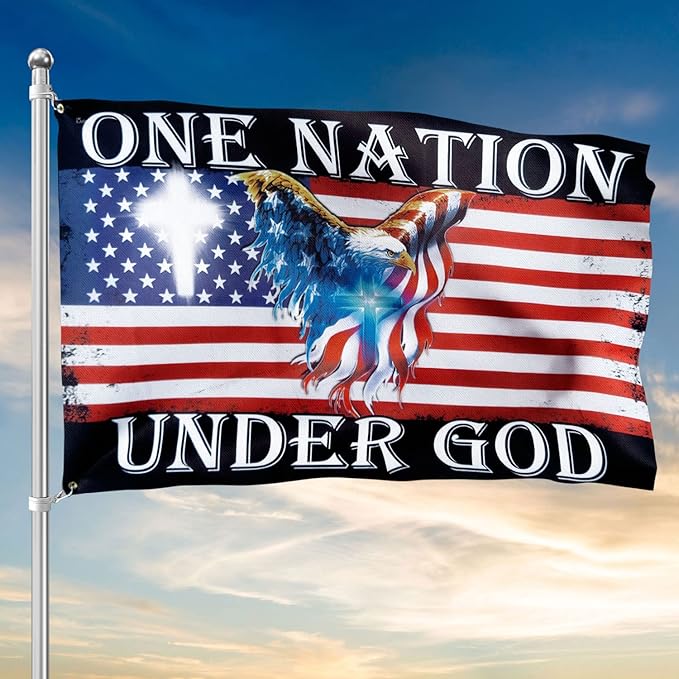 Bandera Americana FLAGWIX 3x5 Ft con Águila Patriotica miniatura 6