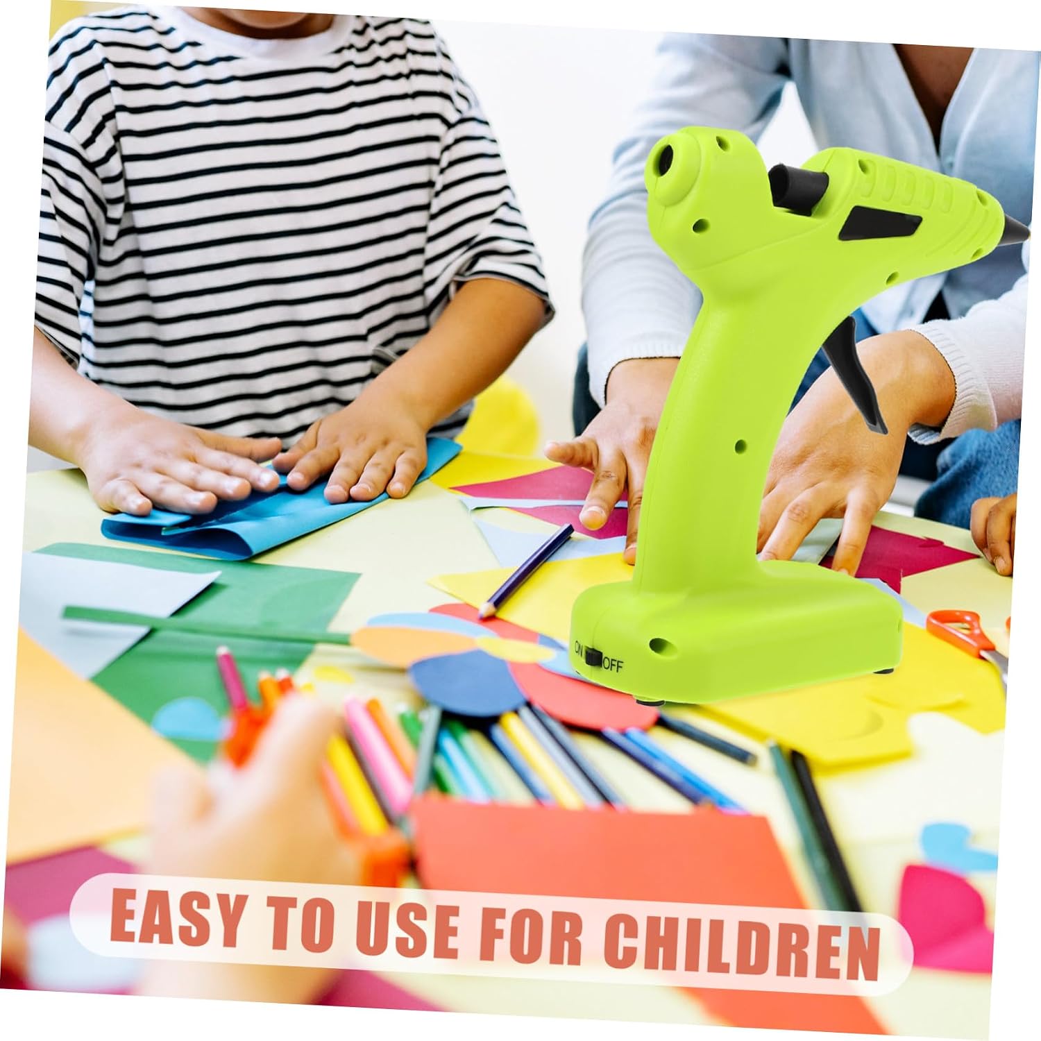 Cordless Mini Hot Glue Gun for DIY Crafts Portable Hot Melt Glue Sprayer without Battery for Home and ’s Handmade Projects