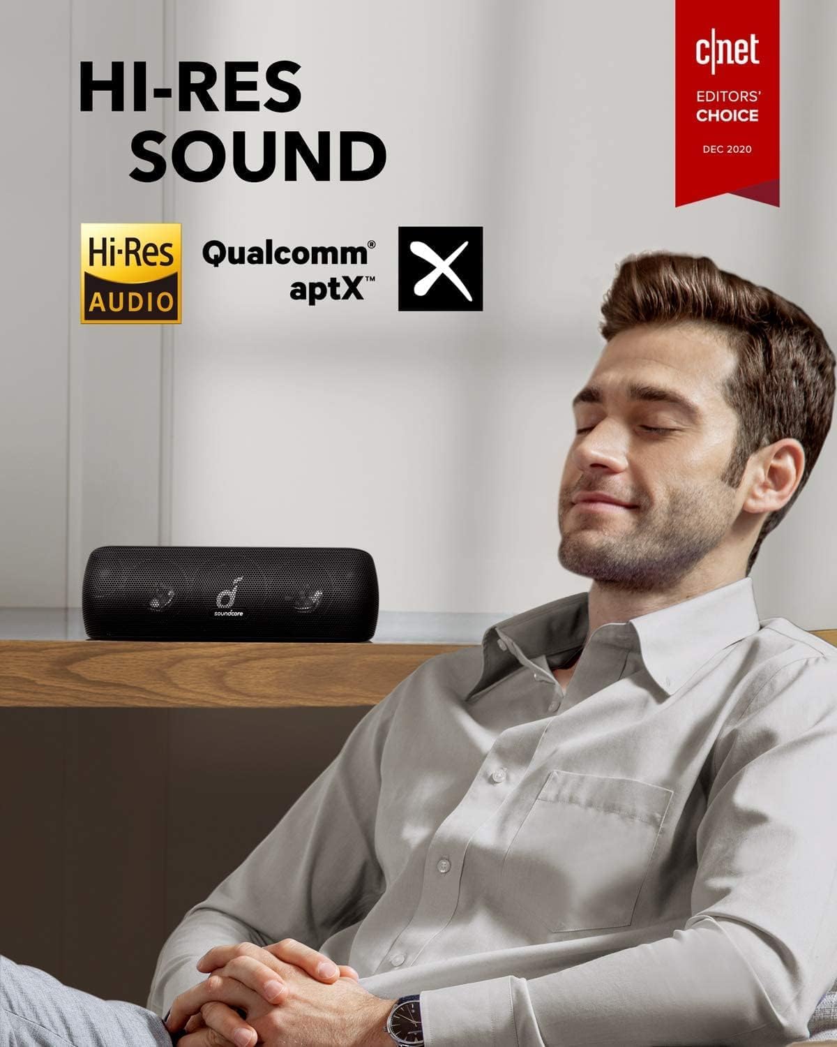 Amazon.com: Soundcore Motion+ Bluetooth Speaker with Hi-Res 30W