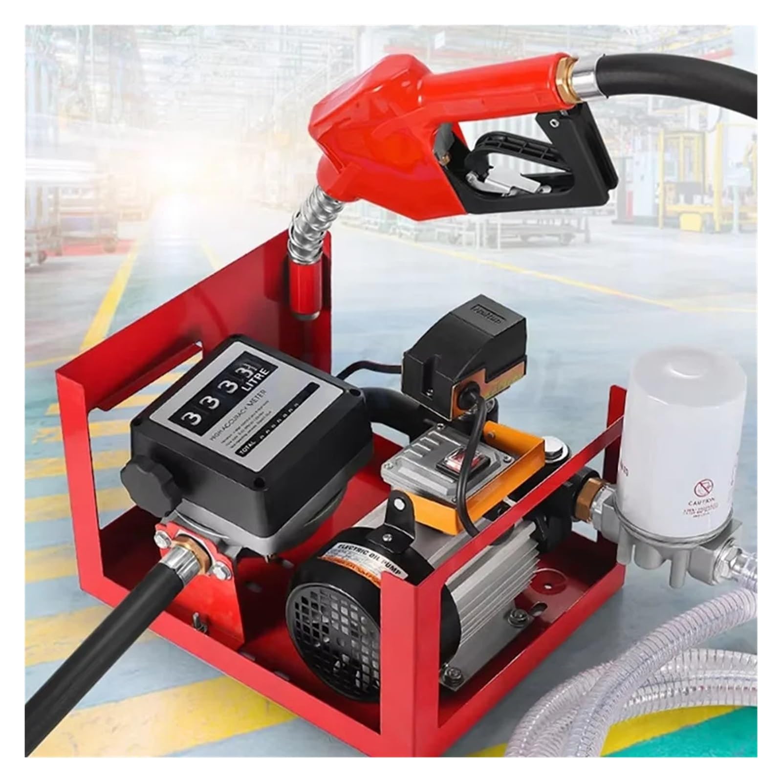 Healbyble Dc24 Vehicle Portable Oil Extraction Pump, Automatic Fuel Dispenser Auto Refueling, Transfer Gun(,Fully Automatic)