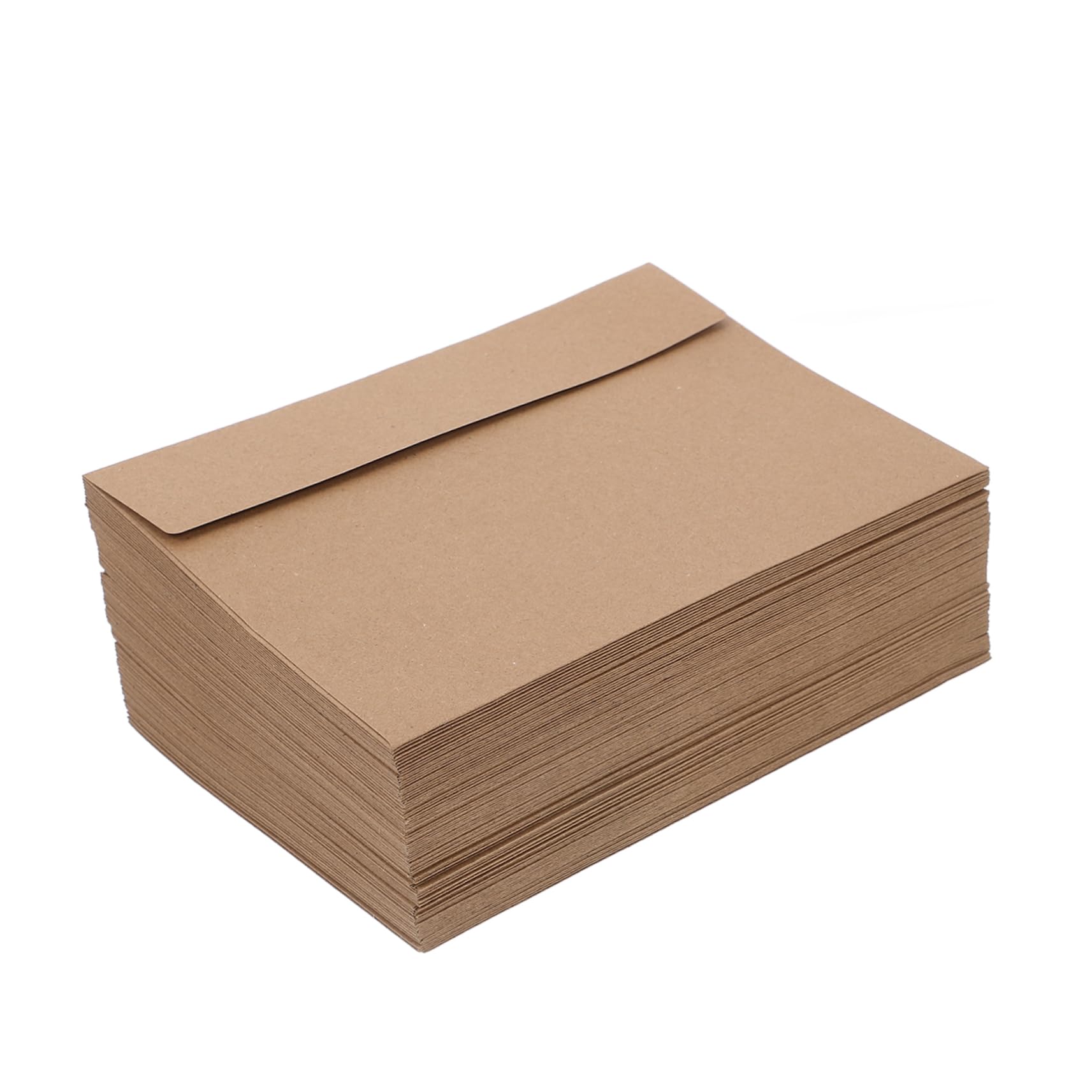 DOITOOL 100pezzi Buste in Carta Kraft Rettangolari Buste Per Biglietti d Portacarte Piccoli Sigillanti in Carta Kraft Per Cancelleria Avvolgibili