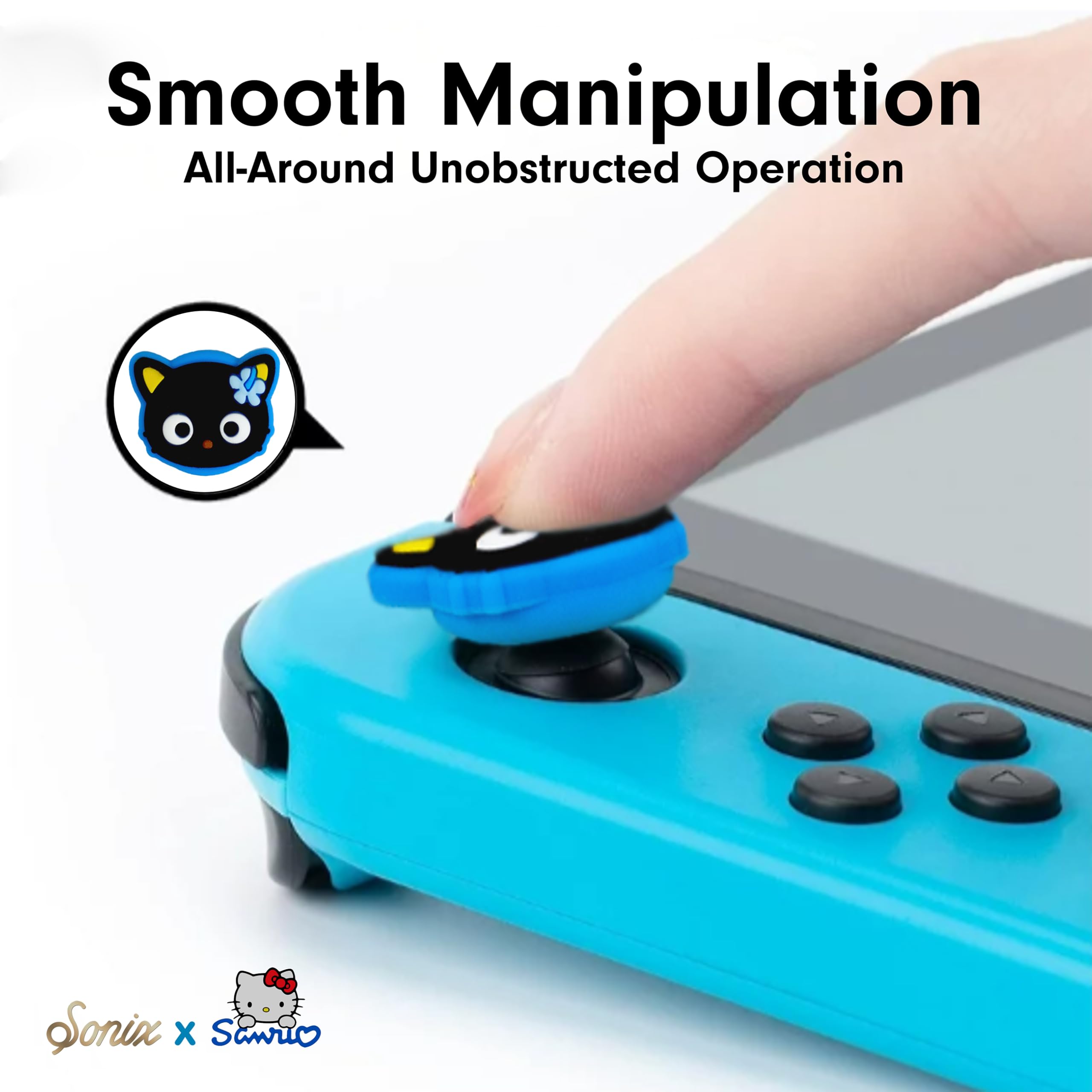 Amazon.com: Sonix x Sanrio Silicone Thumb Grip Caps for Joy-Con