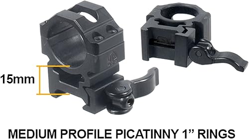 Miniatura 8 de Mira BugBuster UTG 3-9X32 1-AO RGB mil-dot anillos QD