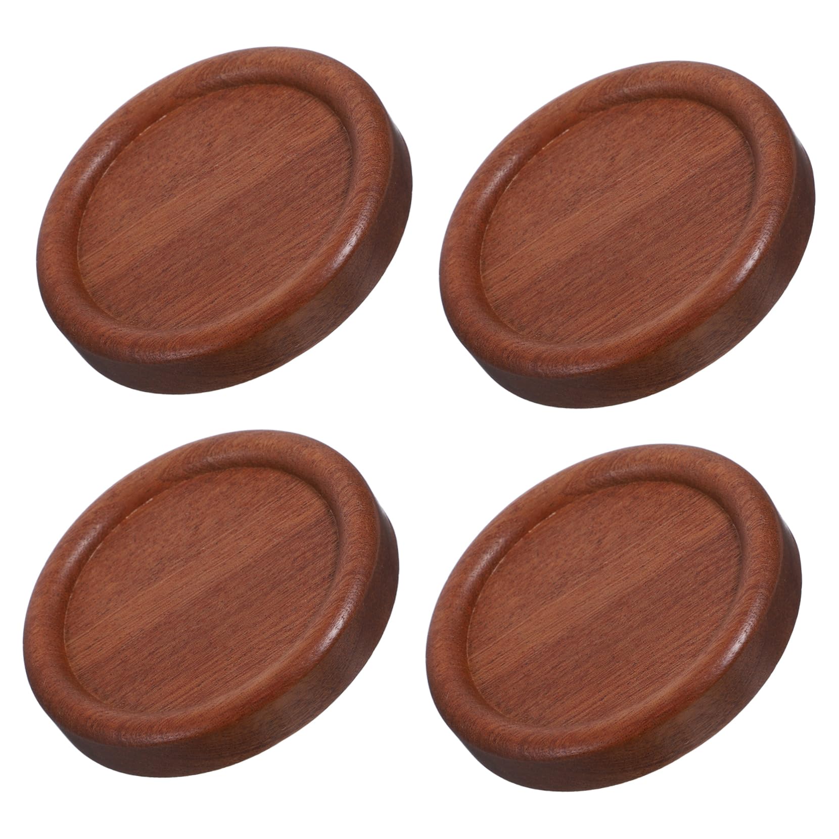 Cabilock 16piezas Posavasos De Madera Natural Aislantes Térmicos para Proteger Mesas y Superficies Antideslizante para Hogar y Oficina