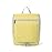 Della Gao Travel Hanging Toiletry bag for Men & Women, Water-resistant Sturdy Nylon Toiletries Organizer for Cosmetics, Makeup Brushes, Shaving Tools, Bathroom Bag, Yellow