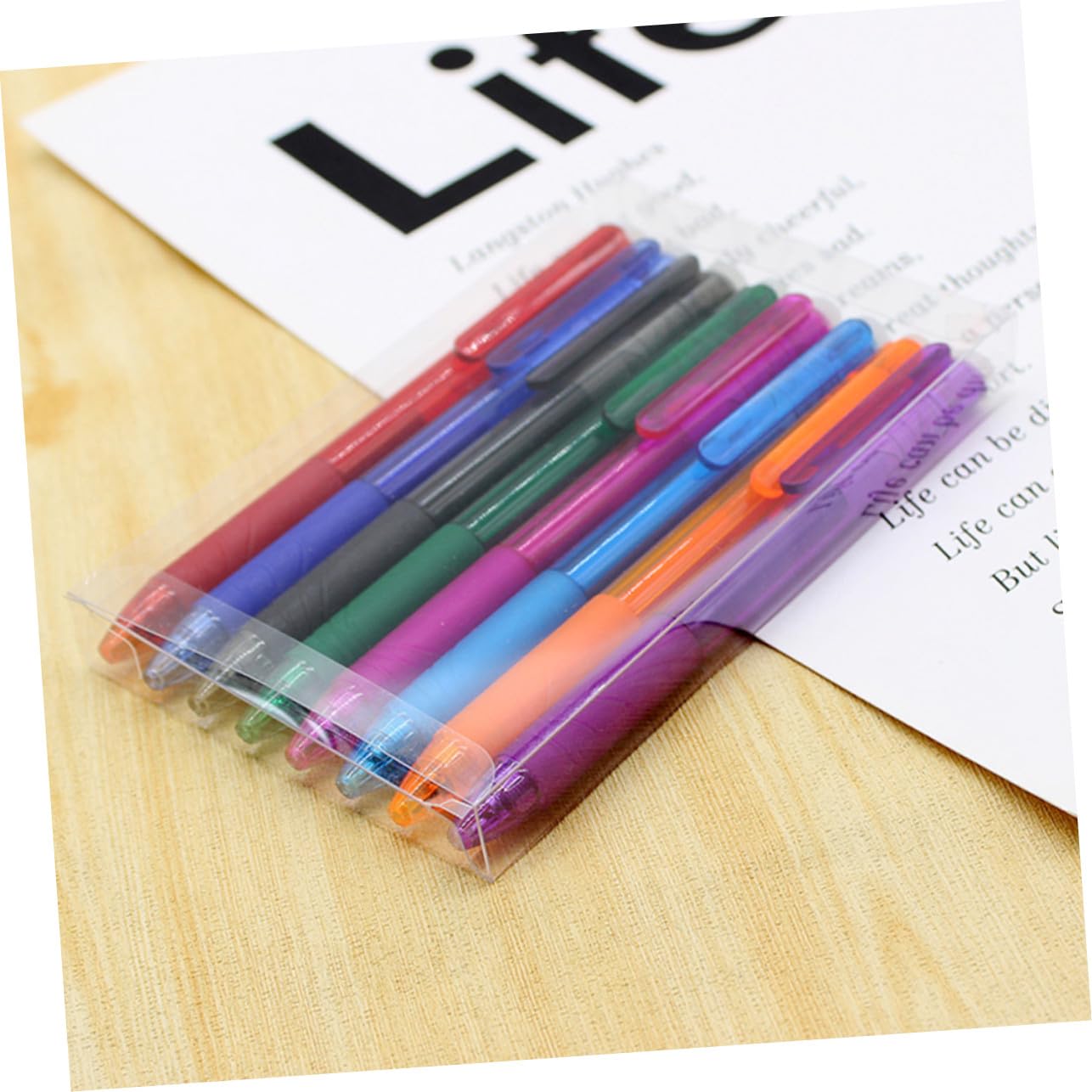 32 Pièces Stylos à Encre Gel Effaçables Lot de pour Étudiants Pointe Fine pour École et Bureau Stylo Bille Réécrivable sans Trace