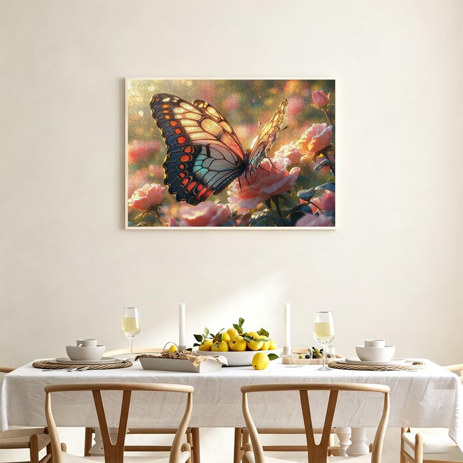 Puzzle dla dorosłych 2000, kwiat motyla, 99 x 70 cm, n-237