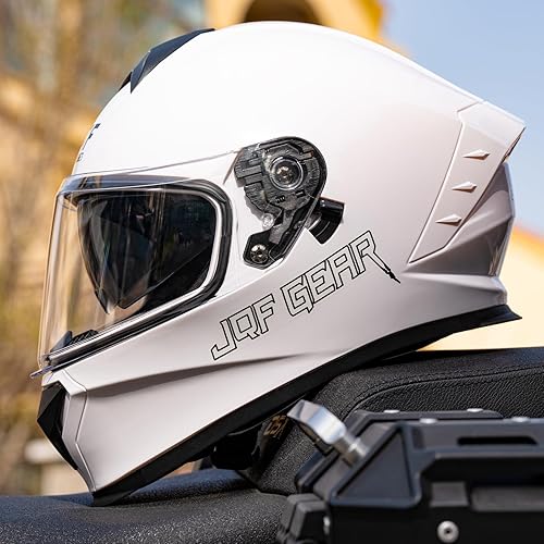 Miniatura 2 de Casco integral de motocicleta con visor dual para adultos, para bicicleta de calle, motocicleta de carreras, aprobado por DOT A8